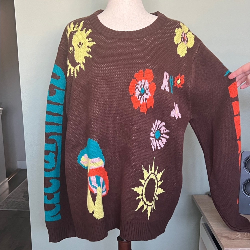ASOS Reclaimed Vintage Brown Knit Sweater